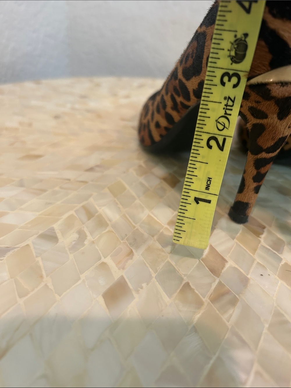 Calvin Klein Animal Print Heels - Picture 7 of 7